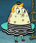 Mrs. Puff Wearing a Prison Uniform