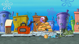 A match and gasoline in "SpongeBob on Parade