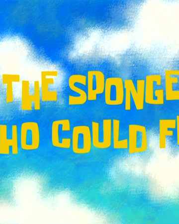 Tussen Beeldhouwer storm De spons die wil vliegen | SpongeBob SquarePants Wiki | Fandom
