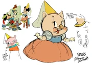 FqvYkAxaUAA-CMf.jpeg (871 KB) Princess Hamhock sketch; inspired by Minnie's outfit from "Brave Little Tailor"