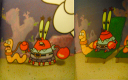Mr. Krabs' pet worm in SpongeBob's Secret Valentine.png