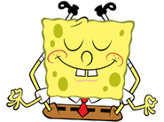 SpongeBob yoga stock art