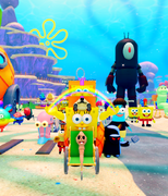 Special effect for the SpongeBob Imaginaaation emote