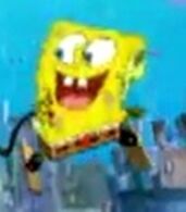 SpongeBob in Jimmy Neutron's Nicktoon Blast