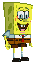 Early sprite of SpongeBob.