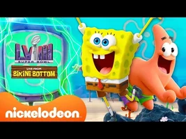 SpongeBob_Brings_Super_Bowl_LVIII_to_Bikini_Bottom_Bottom_w-_Patrick_&_Sandy!_-_Nickelodeon