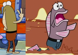 Incidental 106's inconsistent color scheme in this episode.