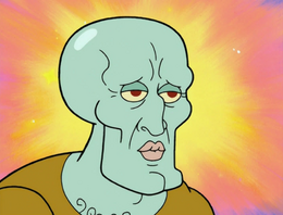 Handsome Squidward - Spongebob Photographic Print for Sale by