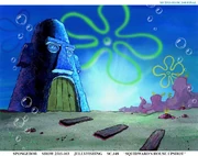 Unused shot of Squidward's house.