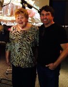 Mary Jo Catlett and Stephen Hillenburg in 2014