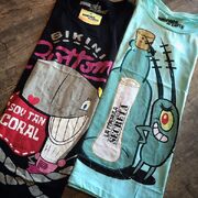 SpongeBob SquarePants - Pearl and Plankton graphic tees