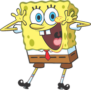 SpongeBob happy stock art