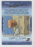 A trading card featuring an unused shot of one of SpongeBob's corked pores