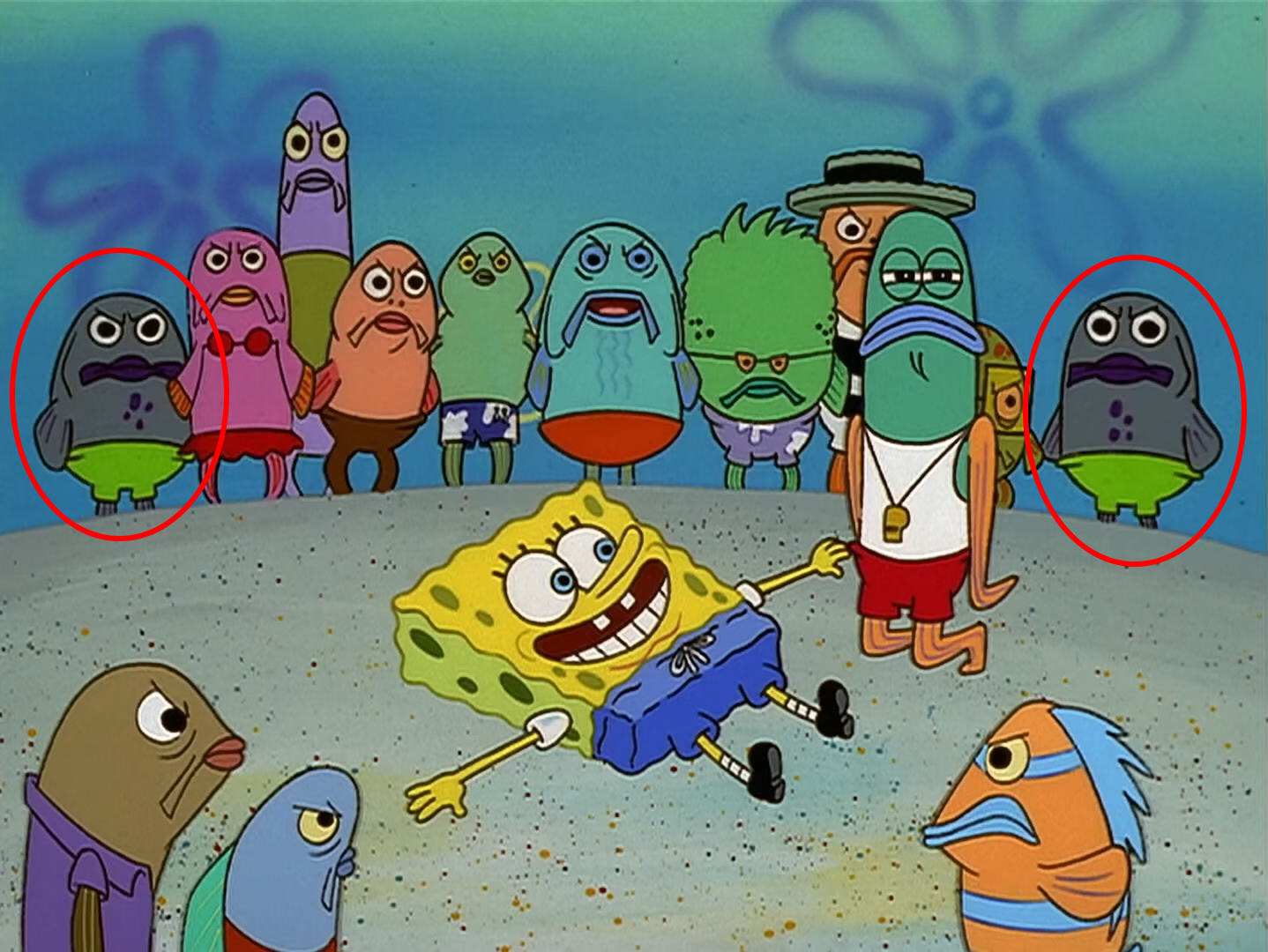 spongebob ripped pants
