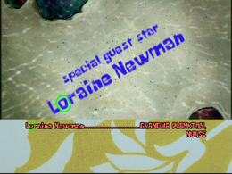 Laraine Newman misspelled in the credits