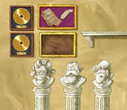 Wall in Squidward's room