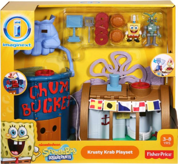 spongebob krusty krab playset