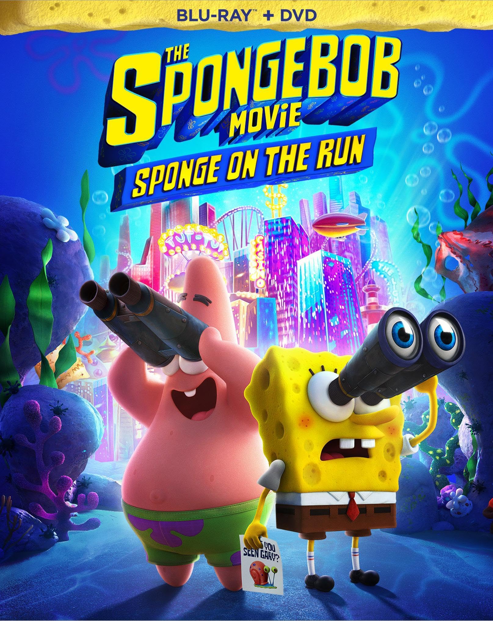 The Spongebob Movie Sponge On The Run Blu Ray Encyclopedia Spongebobia Fandom