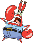 Mr. Krabs yell