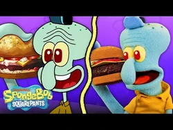 photo Squidward Has Too Many Krabby Patties