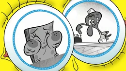 This episode is seen briefly through SpongeBob's eyes.