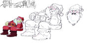 The Santa Claus costume's final design