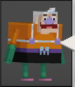 Mermaid Man in Minecraft