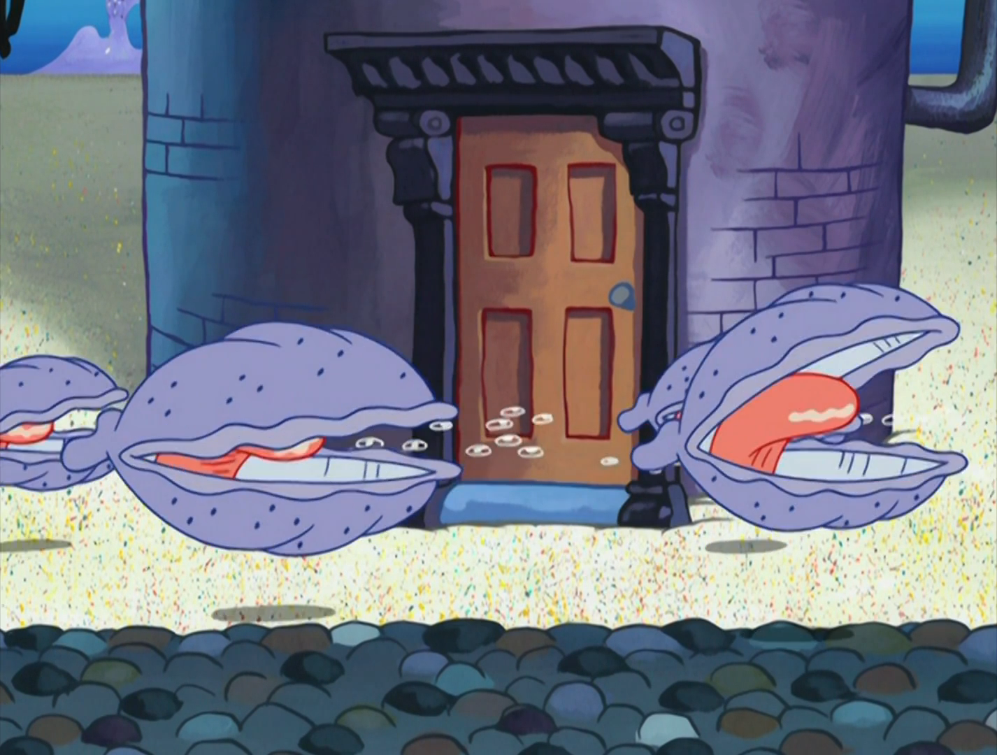 spongebob giant clam