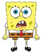 SpongeBob shocked stock art