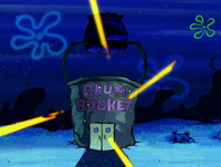 Патрик уничтожает "Чам Баккет" лазерными штанами