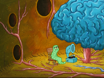 Spongebob S Brain Encyclopedia Spongebobia Fandom With a bond that goes way back, no one separates this sponge from his snail — not even the king of the seas! brain encyclopedia spongebobia fandom