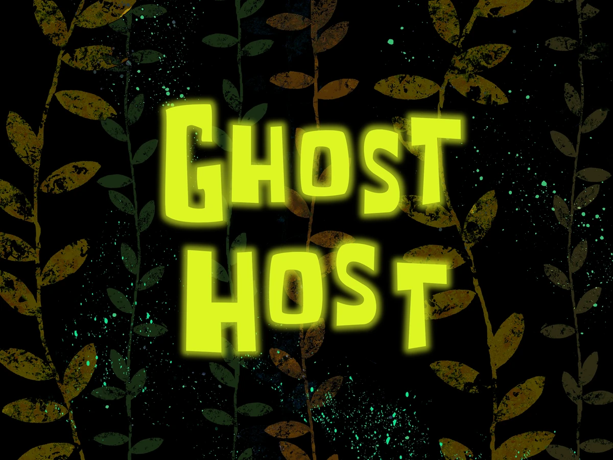 Ghost Host Gallery Encyclopedia Spongebobia Fandom