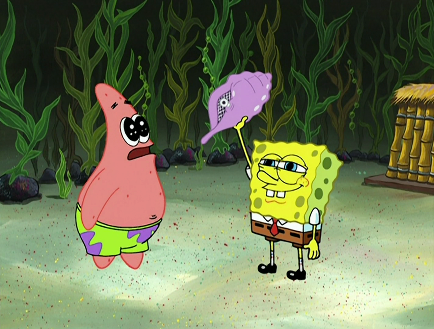 patrick eating conch episode