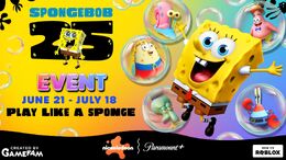 SpongeBob Simulator 25th Anniversary Event Promo Art