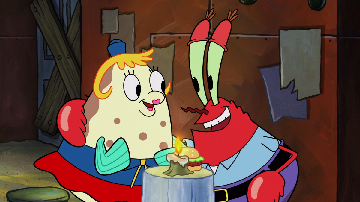 mr krabs and mrs puff