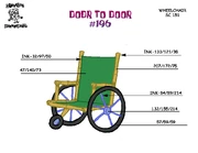 Mary's mother's wheelchair.