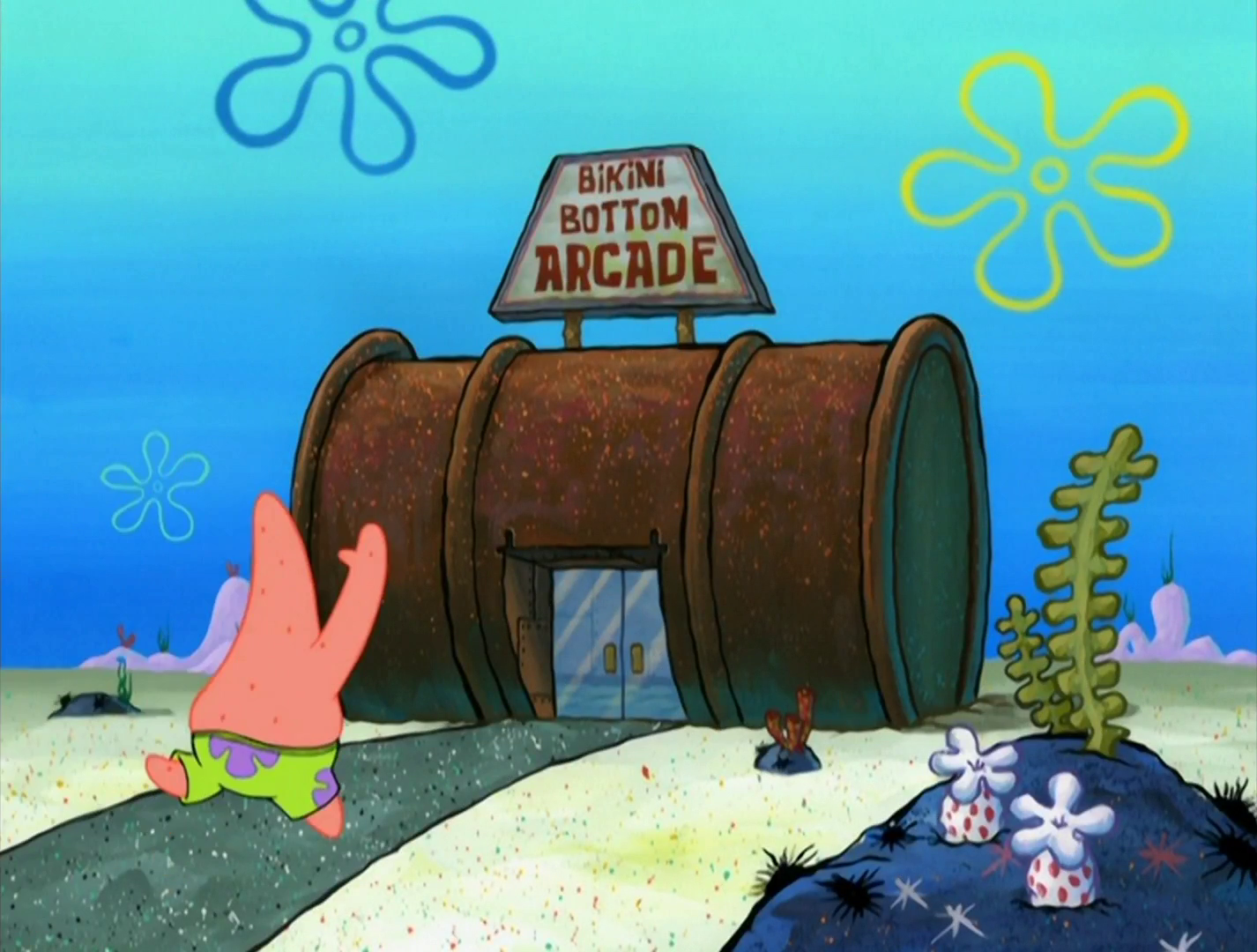 The Bikini Bottom Arcade is a location that appears in the episode "Ka...