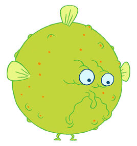 Sea toad model pose