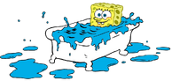 SpongeBob in Bathtub