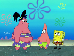 Sam,patrick and spongebob