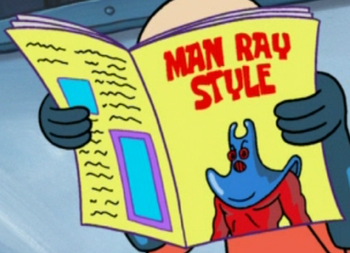 man ray spongebob
