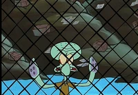 Сквидвард на свалке