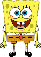 SpongeBob with mouth open new stock art