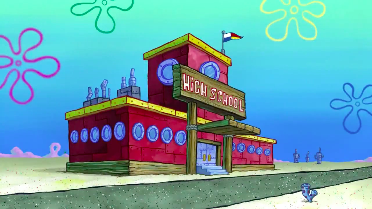 spongebob high school