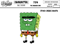 spongebob faces when he does something - Tough SpongeBob