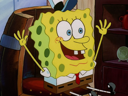 SpongeBob's white legs error in Squeaky Boots