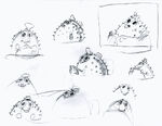 Stephen-Hillenburg-sketches-SpongeBob-Mrs-Puff