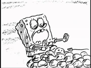 FearofaKrabbyPatty-DeletedSceneStoryboard2.jpg (50 KB) Storyboard of a deleted scene where the Krabby Patties take SpongeBob inside a cave.