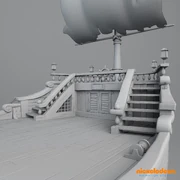 Ship Dutchman wire-frame #3