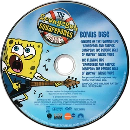 The SpongeBob SquarePants Movie DVD Target exclusive bonus disc (rare).